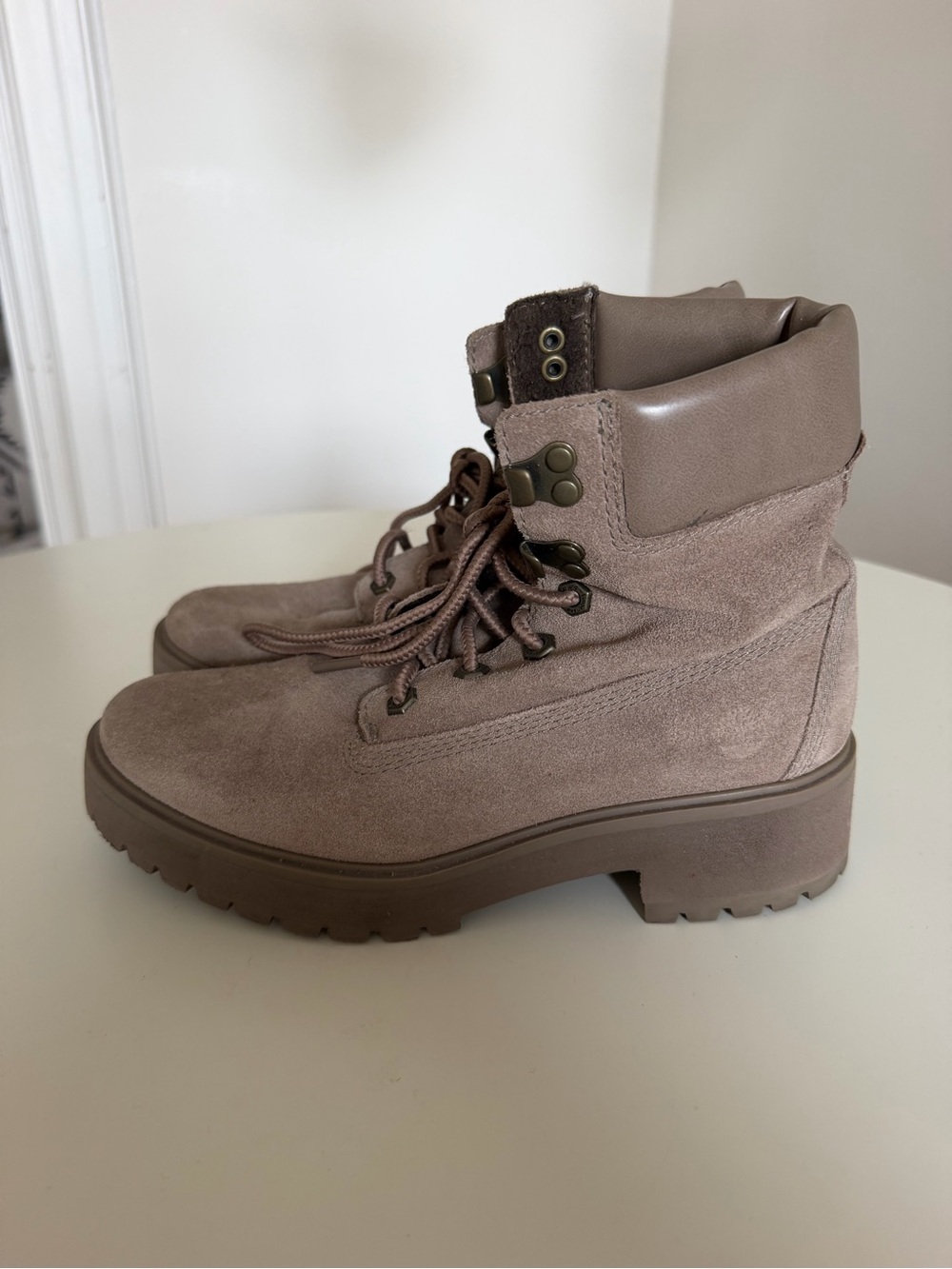 Timberland Taupe Sueds Boots